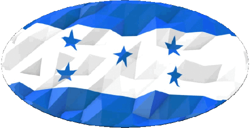 Ovale Honduras America Bandiere 