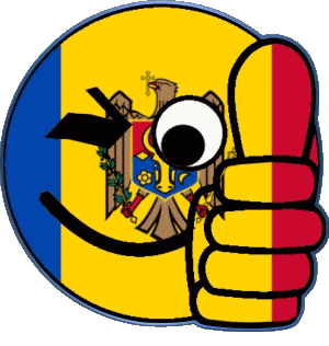 Smiley - OK Moldavia Europa Banderas 