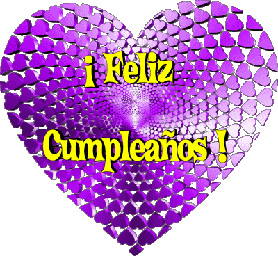 008 Corazón Feliz Cumpleaños Spanish Messages 