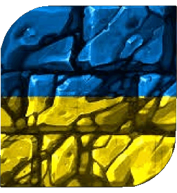 Square Ukraine Europe Flags 