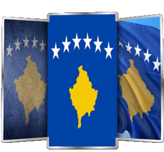 Forma Kosovo Europa Bandiere 