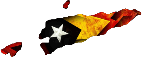 Carta Geografica Timor Est Asia Bandiere 