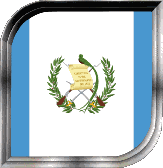 Plaza Guatemala Amerika Fahnen 