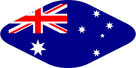 Various National Australia Oceania Flags 