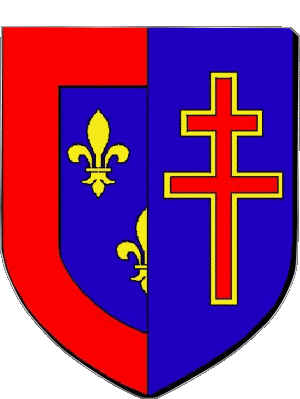 Blasone-Blasone Maine et Loire 49 Dipartimenti - Città Francia Bandiere 