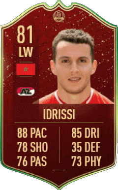 Oussama Idrissi Marocco F I F A - Giocatori carte Videogiochi Multimedia 
