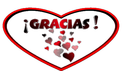 Corazón Gracias Español Mensajes 
