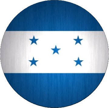 Runde Honduras Amerika Fahnen 