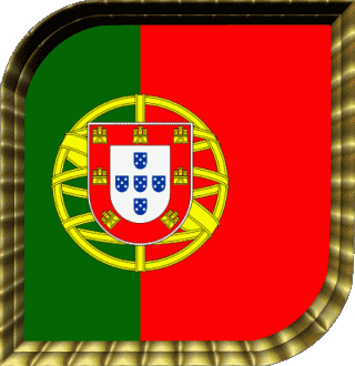 Square Portugal Europe Flags 