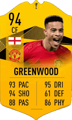 Mason Greenwood Angleterre F I F A - Joueurs Cartes Jeux Vidéo Multi Média 