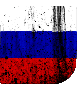 Square Russia Europe Flags 