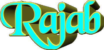 Rajab R MASCULIN - Maghreb Musulman Prénoms 