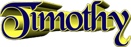 Timothy T MASCULINE -  UK - USA - IRL - AUS - NZ First Names 