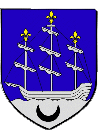 Blasone-Blasone LIBOURNE 33 Dipartimenti - Città Francia Bandiere 