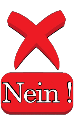 004 Nein Allemand Messages 