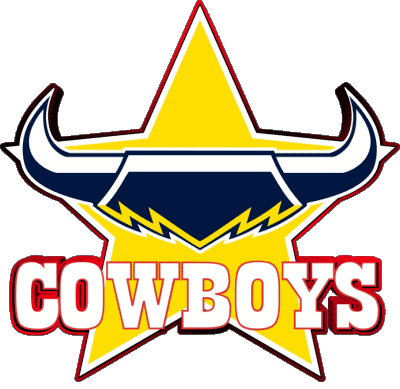 2003-2003 North Queensland Cowboys Australia Rugby - Club - Logo Sportivo 