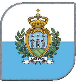 Platz San Marino Europa Fahnen 