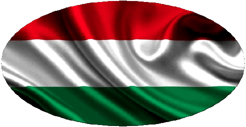 Oval Hungary Europe Flags 