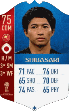 Gaku Shibasaki Japan F I F A - Karten Spieler Videospiele Multimedia 