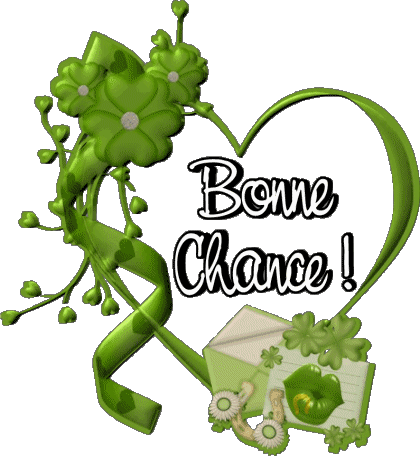 07 Fond Transparent Bonne Chance Français Messages 