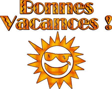 04 Transparent Background Bonnes Vacances French Messages 