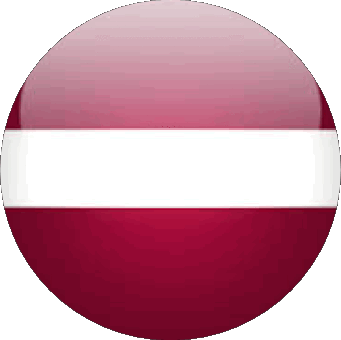 Tondo Lettonia Europa Bandiere 