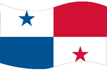 Rectángulo Panamá América Banderas 