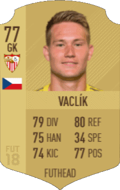 Tomás Vaclík Tchéquie F I F A - Joueurs Cartes Jeux Vidéo Multi Média 