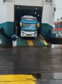 Accident Fail Bus Transport Humor -  Fun 