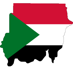 Map Sudan Africa Flags 