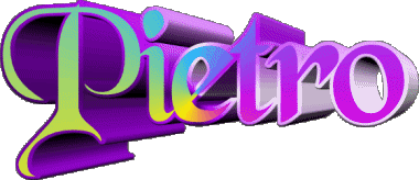 Pietro P MANN - Italien Vorname 