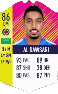 Salem Al Dawsari Saudi Arabia F I F A - Card Players Video Games Multi Media 