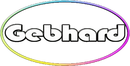 Gebhard G MASCULIN - Allemagne Prénoms 