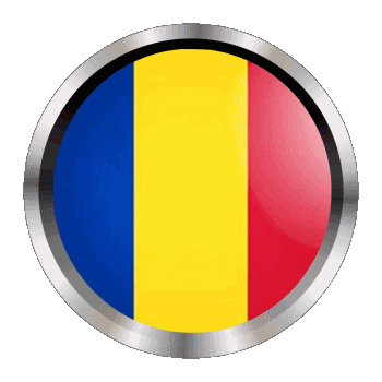 Round - Rings Romania Europe Flags 