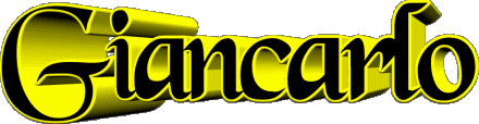 Giancarlo G MASCULINE - Italy First Names 