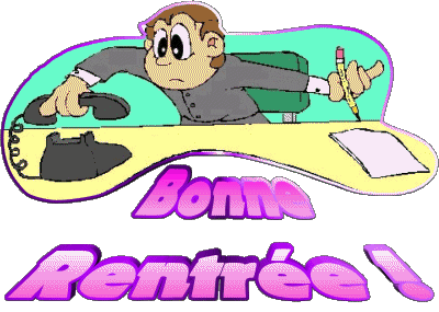 08 Sfondo trasparente Bonne Rentrée Francese Messagi 