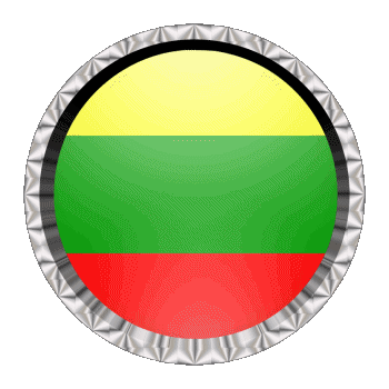 Round - Rings Lithuania Europe Flags 