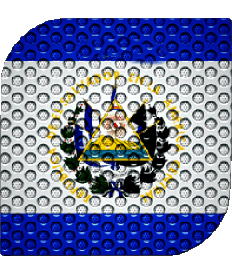 Carré Salvador Amériques Drapeaux 