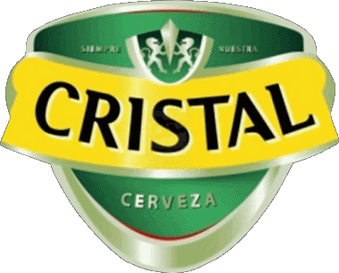 Logo-Logo Cristal Chile Bier Getränke 
