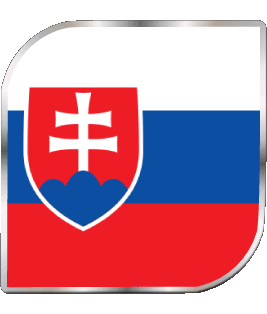 Carré Slovaquie Europe Drapeaux 