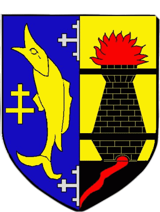 Blazon-Blazon VILLERUPT 54 Departments - Cities France Flags 