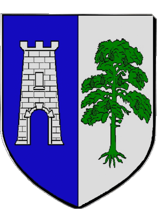 Blazon-Blazon LA TOUR DU PIN 38 Departments - Cities France Flags 