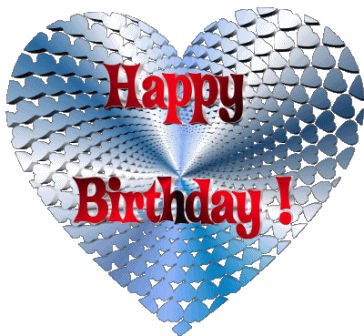 006 Heart Happy Birthday Inglés Mensajes 