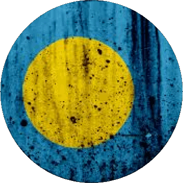 Tondo Palau Oceania Bandiere 