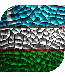 Platz Usbekistan Asien Fahnen 