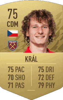 Alex Král Republica checa F I F A - Jugadores  cartas Vídeo Juegos Multimedia 