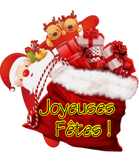 Serie 02 Joyeuses Fêtes (Noël) Francese Messagi 