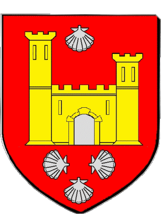 Blason-Blason SAINT JAMES 50 Départements - Villes France Drapeaux 