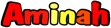Aminah A FEMENINO - Magreb Musulmán Nombre 