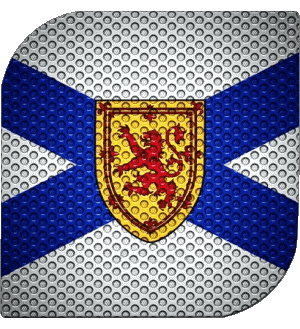 Square Scotland Europe Flags 